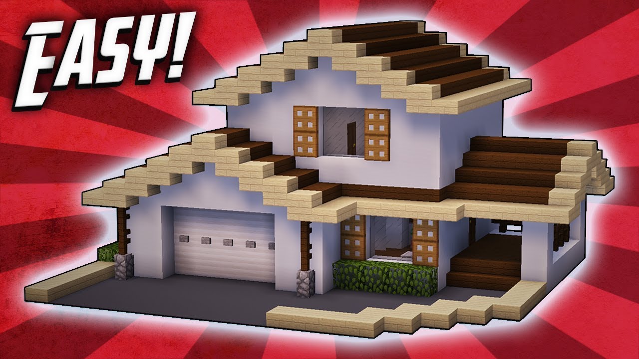 Minecraft: Как построить загородный дом (урок №3)