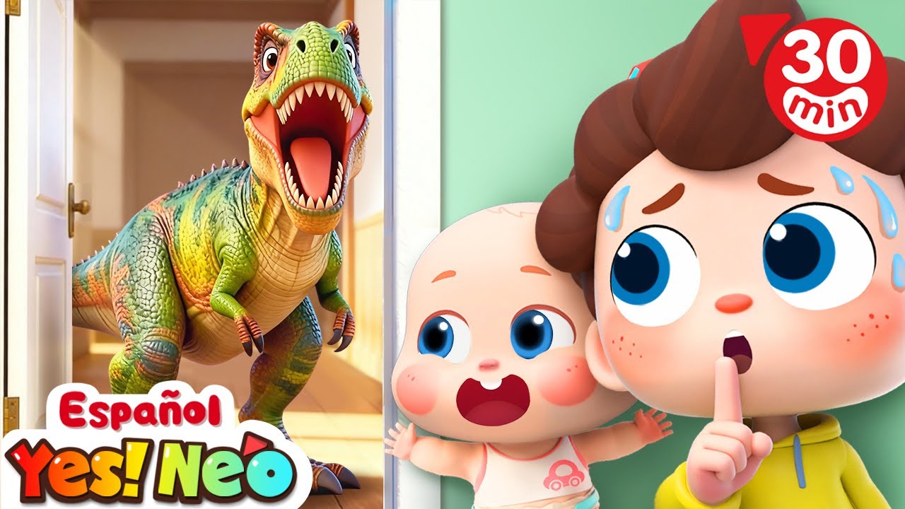Dinosaurios en Mi Casa | Yes! Neo - Canciones y Caricaturas para Niños