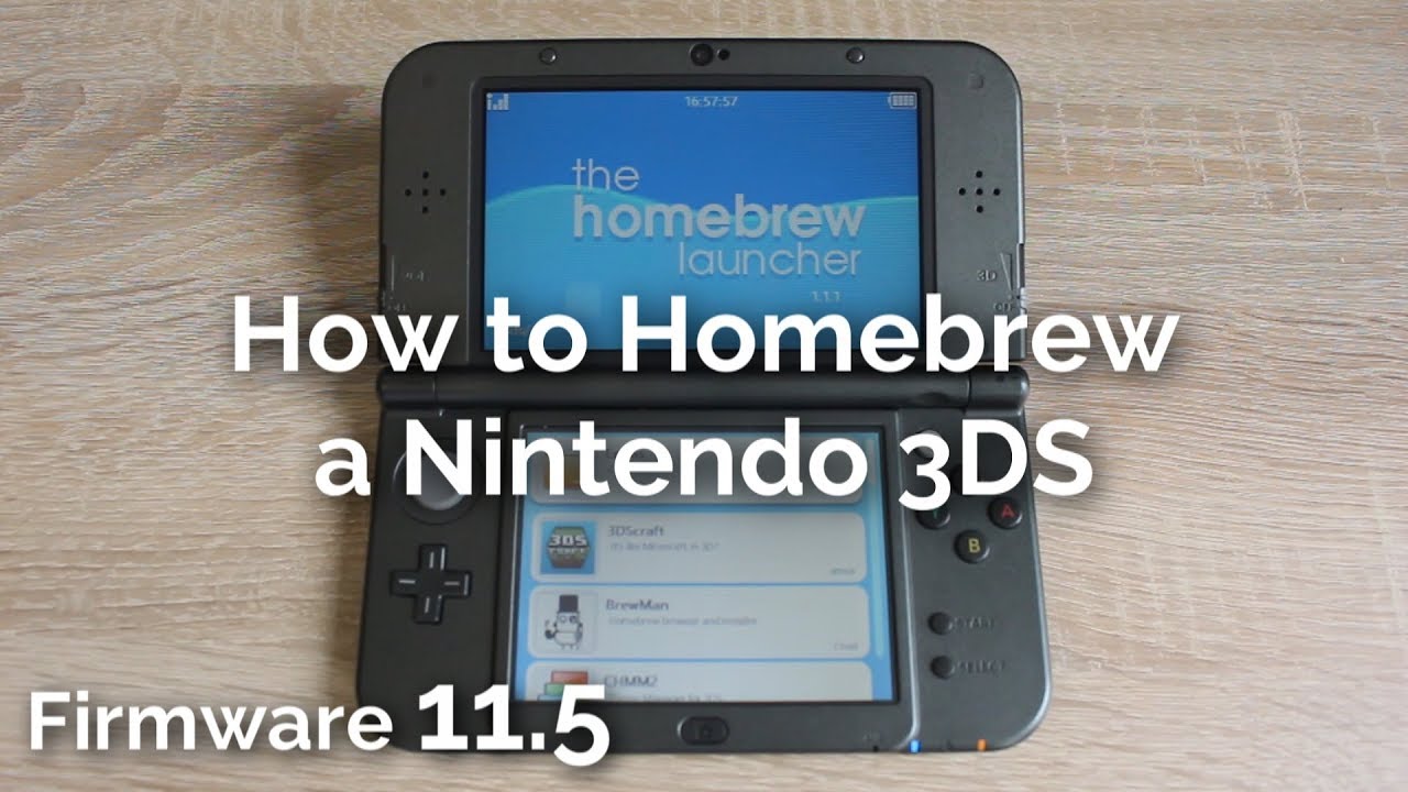 How to Homebrew a Nintendo 3DS 11.5