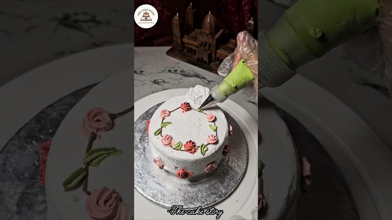 How to make Floral cake || The cake story 🎂 