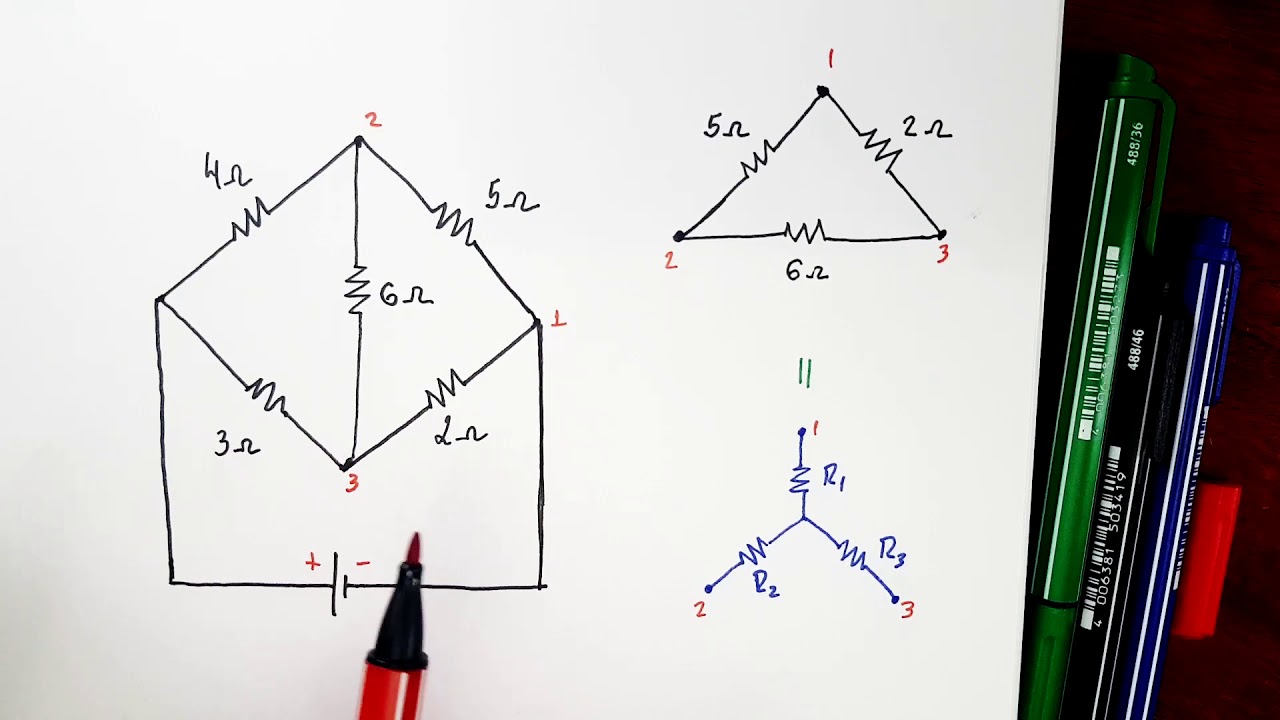 Transformação DELTA - ESTRELA e Ponte de Wheatstone não Equilibrada (# Técnica 08 de 10)
