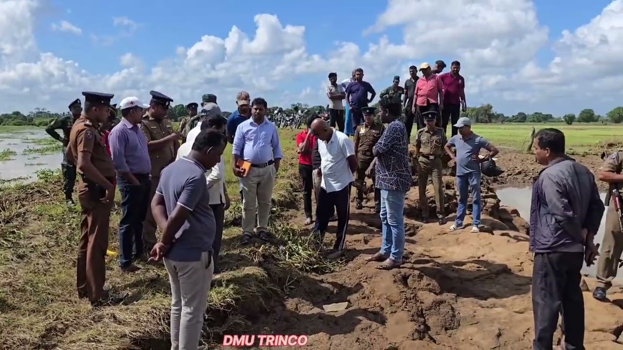 திருகோணமலை மாவட்ட அரசாங்க அதிபர் டபிள்யூ. ஜி. எம். ஹேமந்த குமார கள விஜயம்