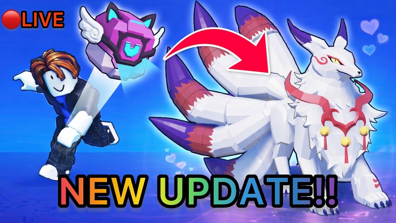 PLAYING THE BRAND NEW UPDATE IN CATCH A MONSTER!!