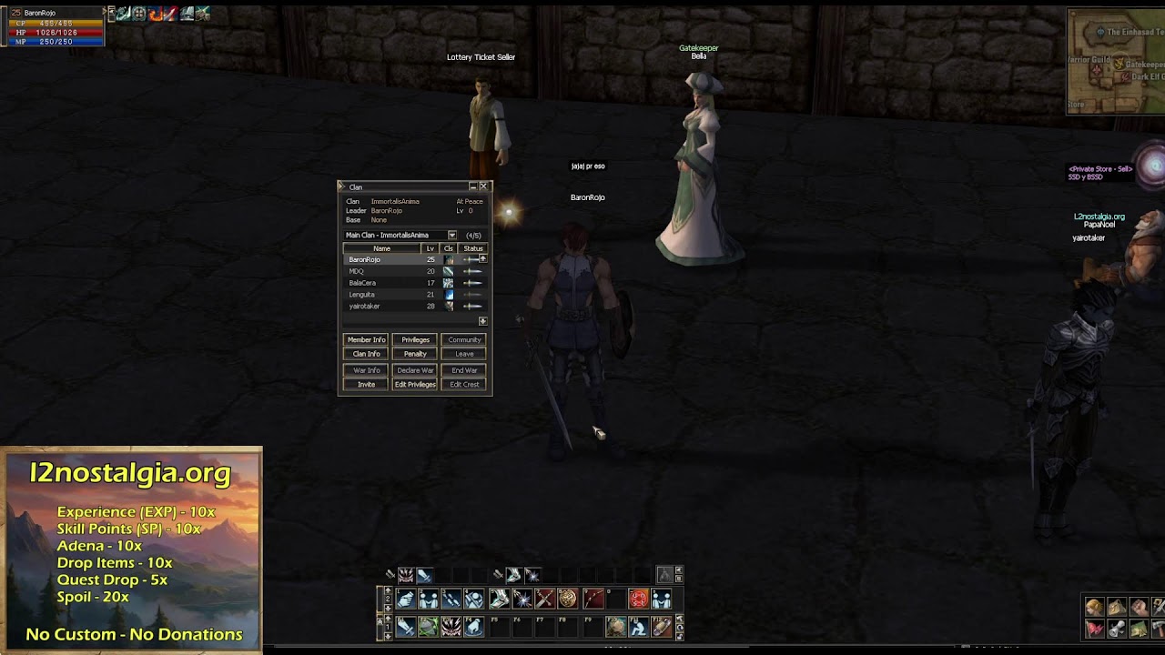 Lineage 2 Interlude en español - Seguimos farmeando para el equipo D