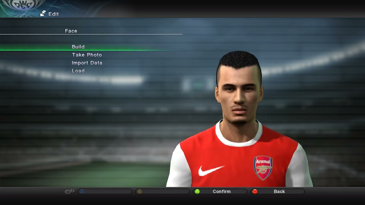 Gabriel Martinelli pes 2011 build face