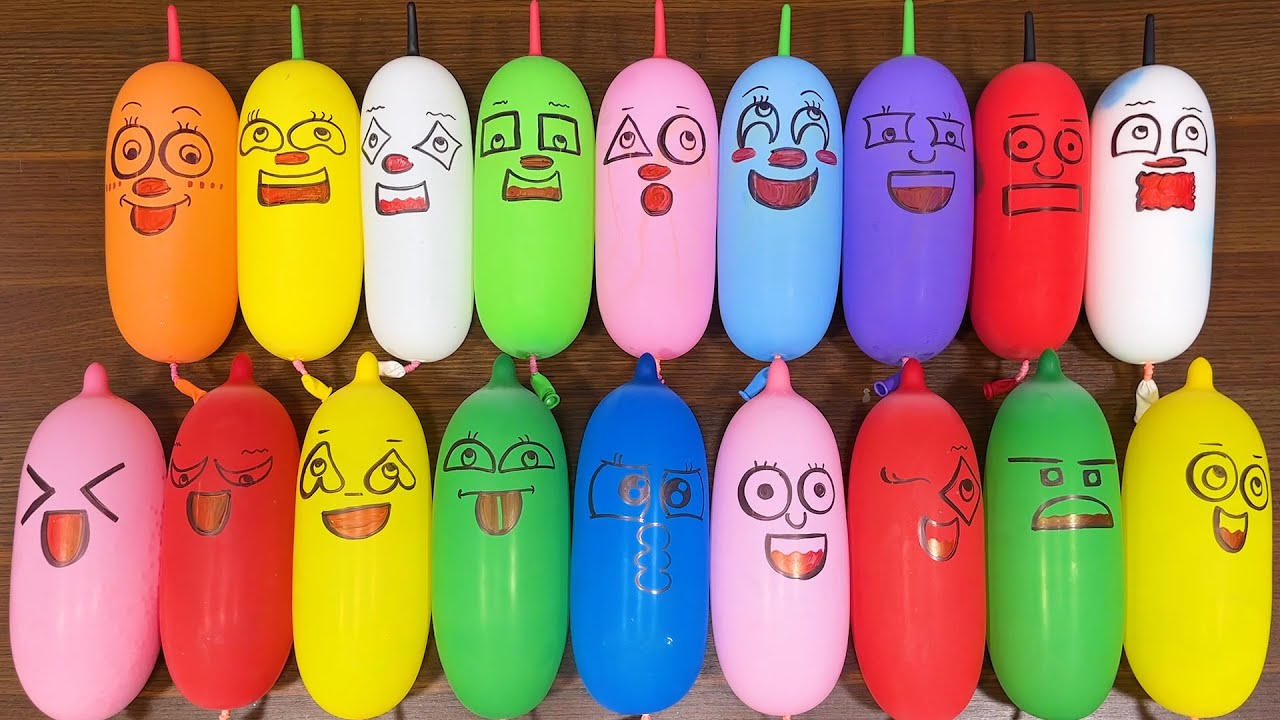 Making CRUNCHY SLIME with FUNNY BALLOONS!!!Satisfying Slime Video #250