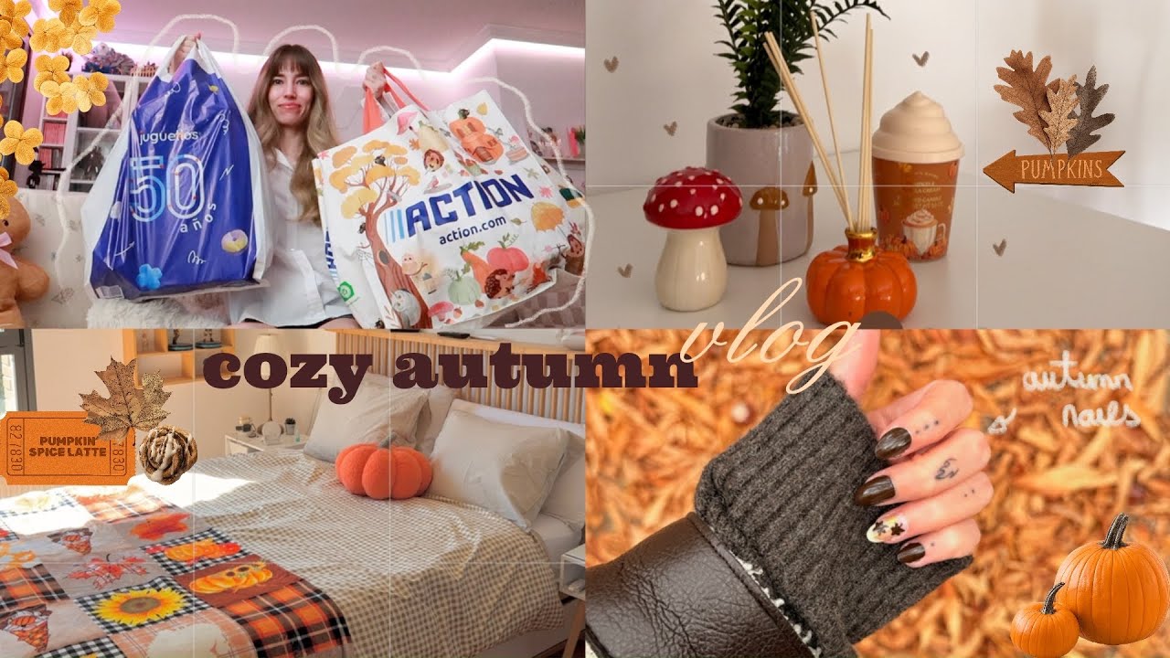 Decoramos de otoño 🍂 shopping & hauls ☁️ uñas de otoño 🍄‍🟫 || cozy autumn vlog || Mayiyi ♡
