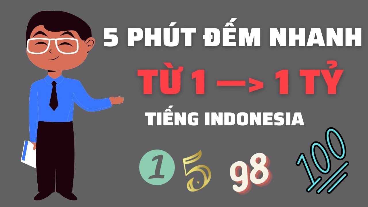 “ĐẾM SỐ” TRONG TIẾNG INDONESIA | Menghitung angka dalam bahasa Indonesia | Indovietbahasa