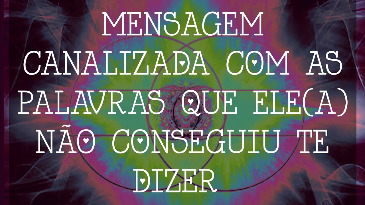 🌬️ 💌 MENSAGEM CANALIZADA DELE (A) PRA VOCÊ COM AS PALAVRAS QUE ELE (A) NÃO CONSEGUIU TE DIZER