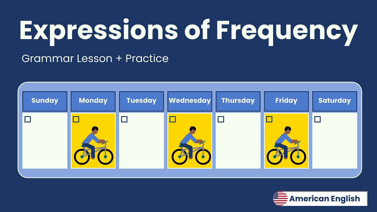 Time Expressions of Frequency + Practice | American English for Adult Beginners
