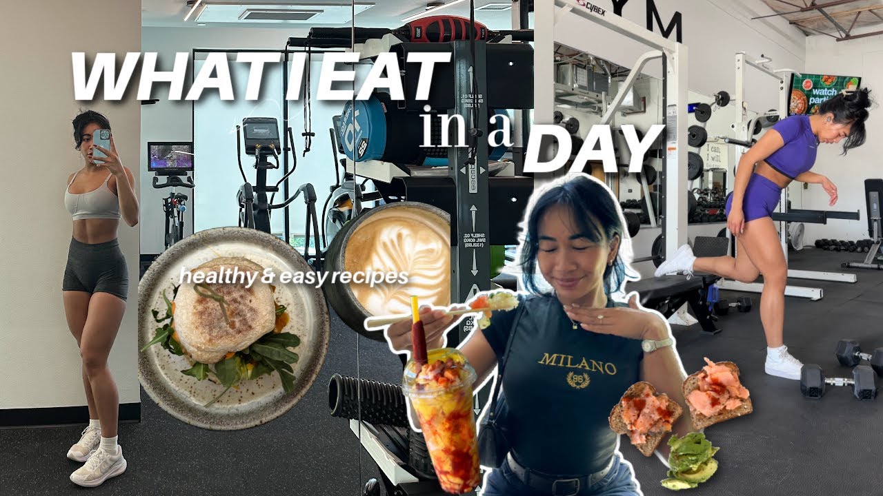 WHAT I EAT IN A DAY! High Protein Recipes