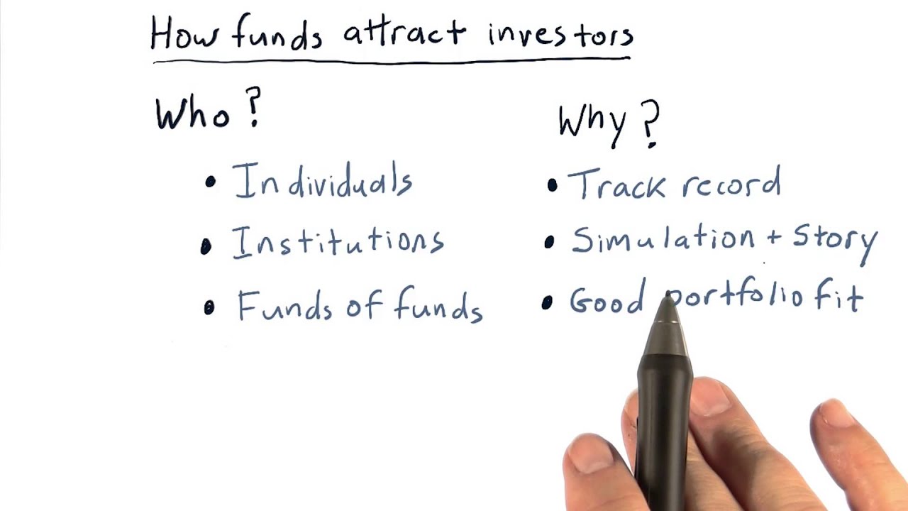 How funds attract investors