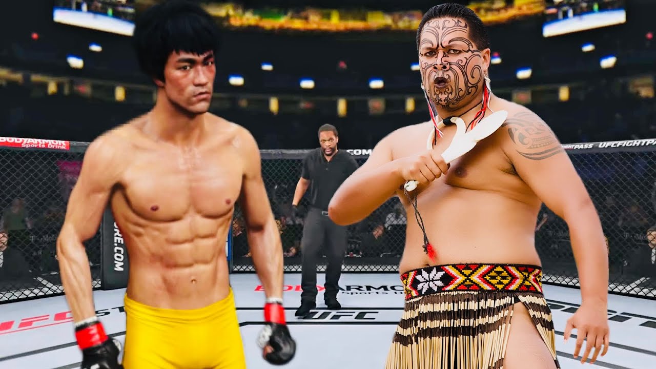 PS5 | Bruce Lee vs. Maori Fighter (EA Sports UFC 4)🥊