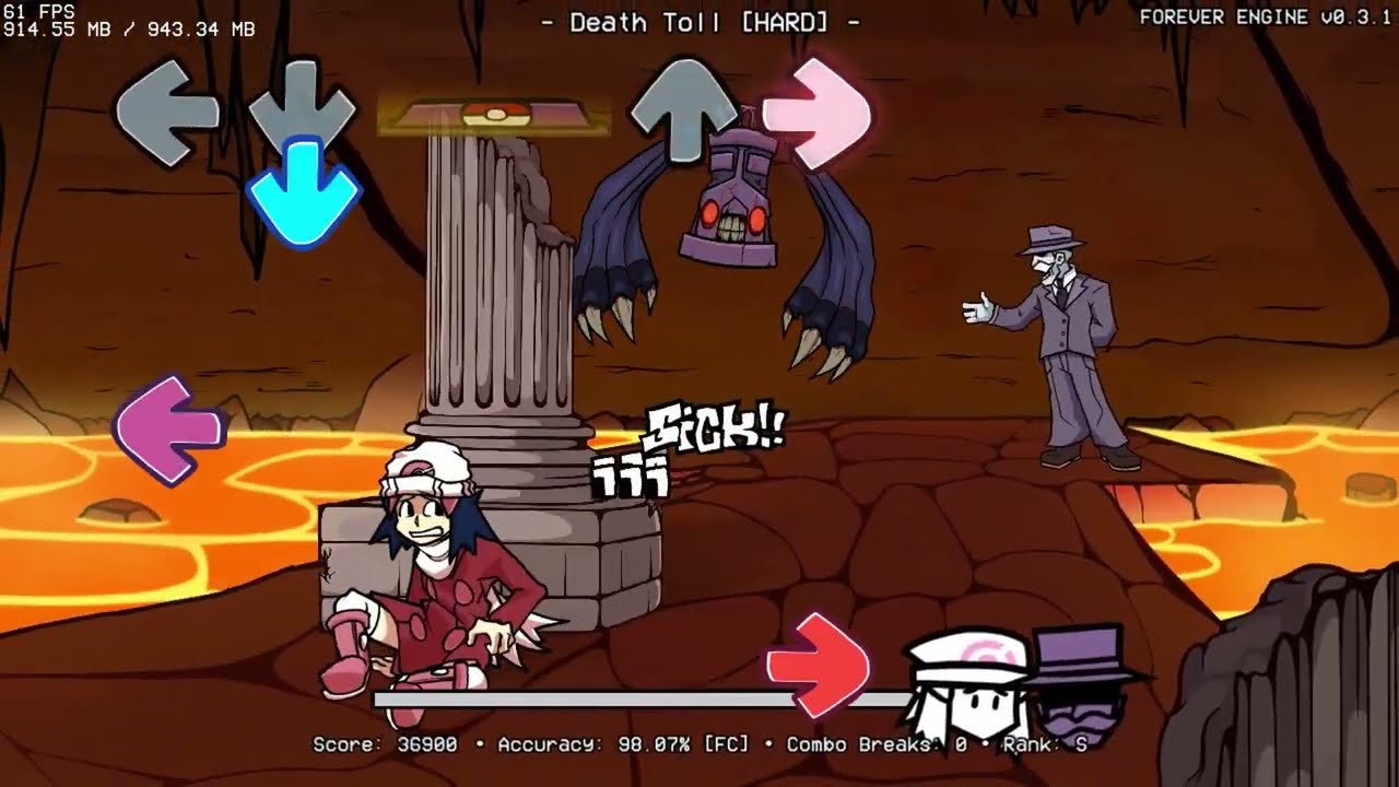 FNF Hypno's Lullaby V2 | Death Toll (FC)