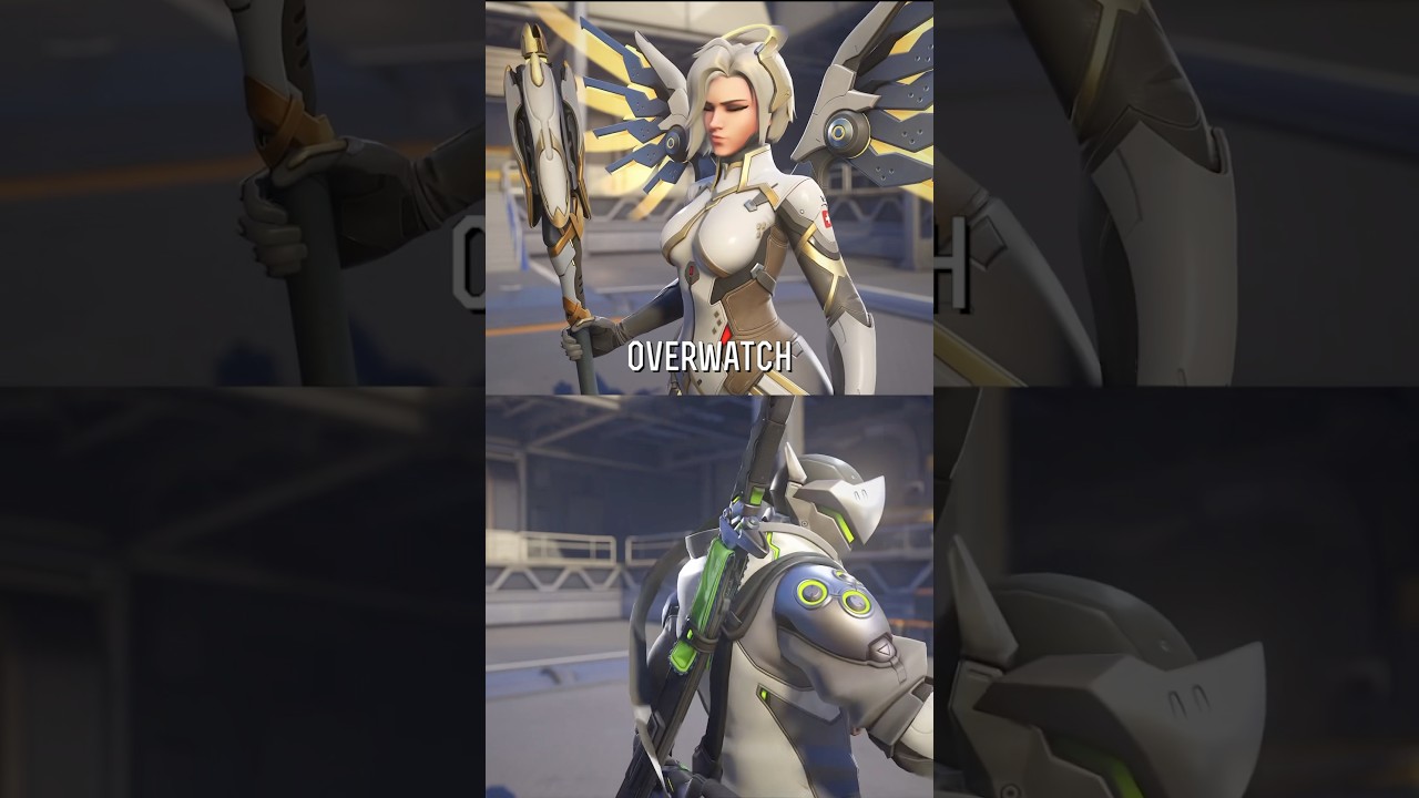 Mercy and Genji interaction - Overwatch 2