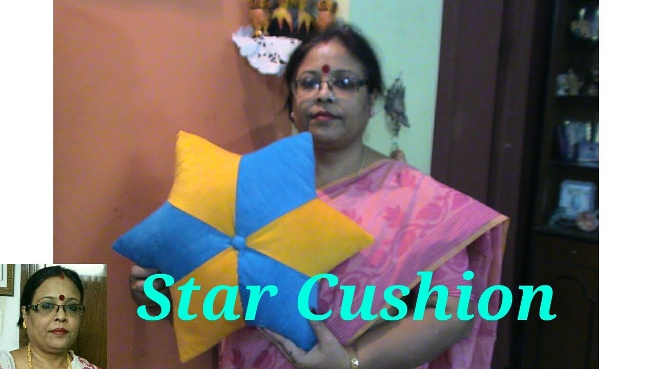 Handmade Soft Toys Star Cushion Making / Debjani Creations Tutorial