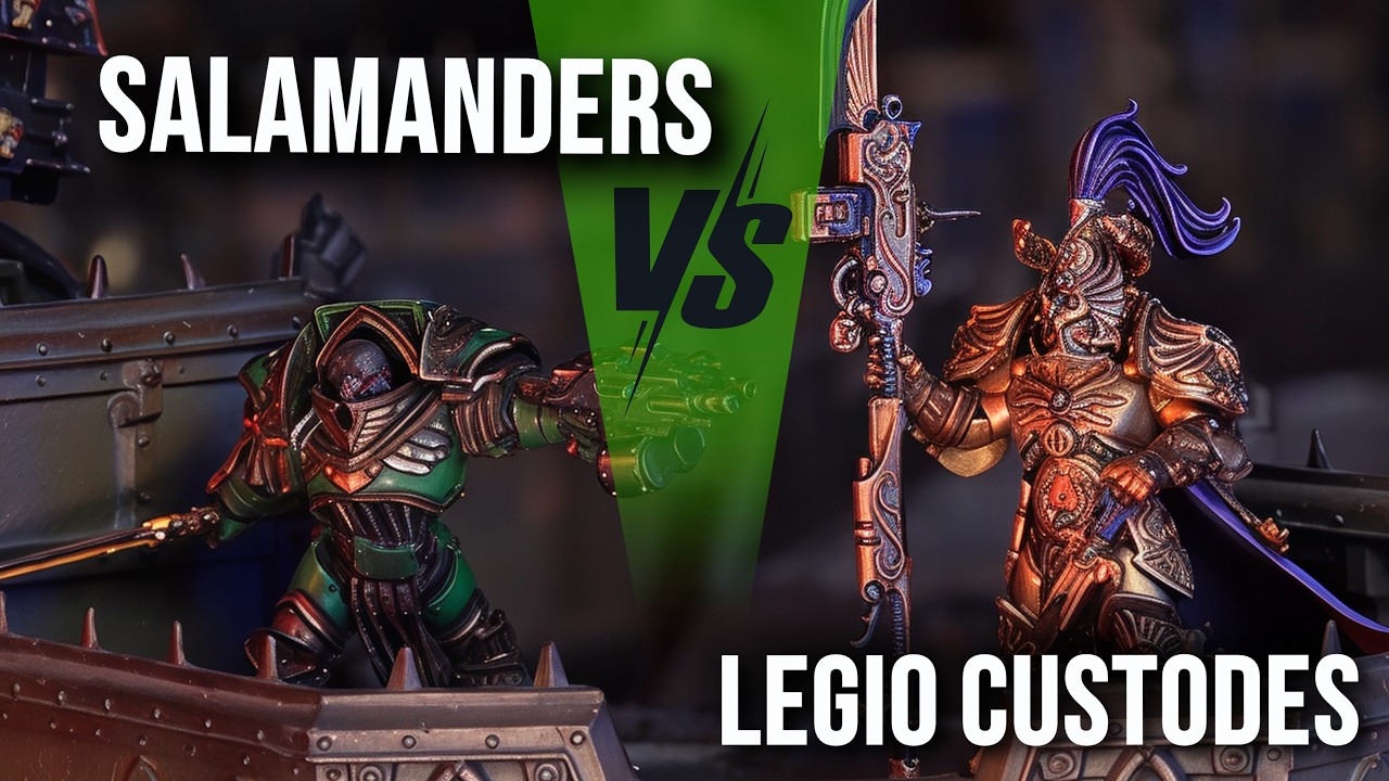 Legio Custodes VS Salamanders  | Battle report Warhammer Horus Heresy