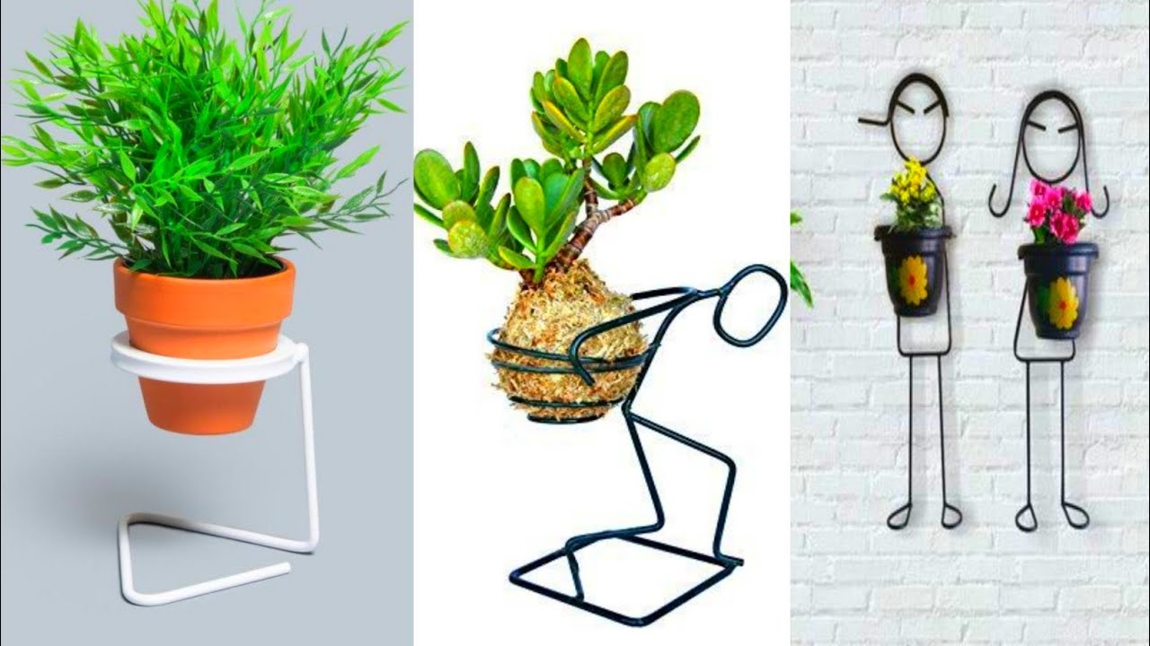 Более 50 идей подставок для цветочных горшков | Удивительный дизайн подставок для горшков | Желез...