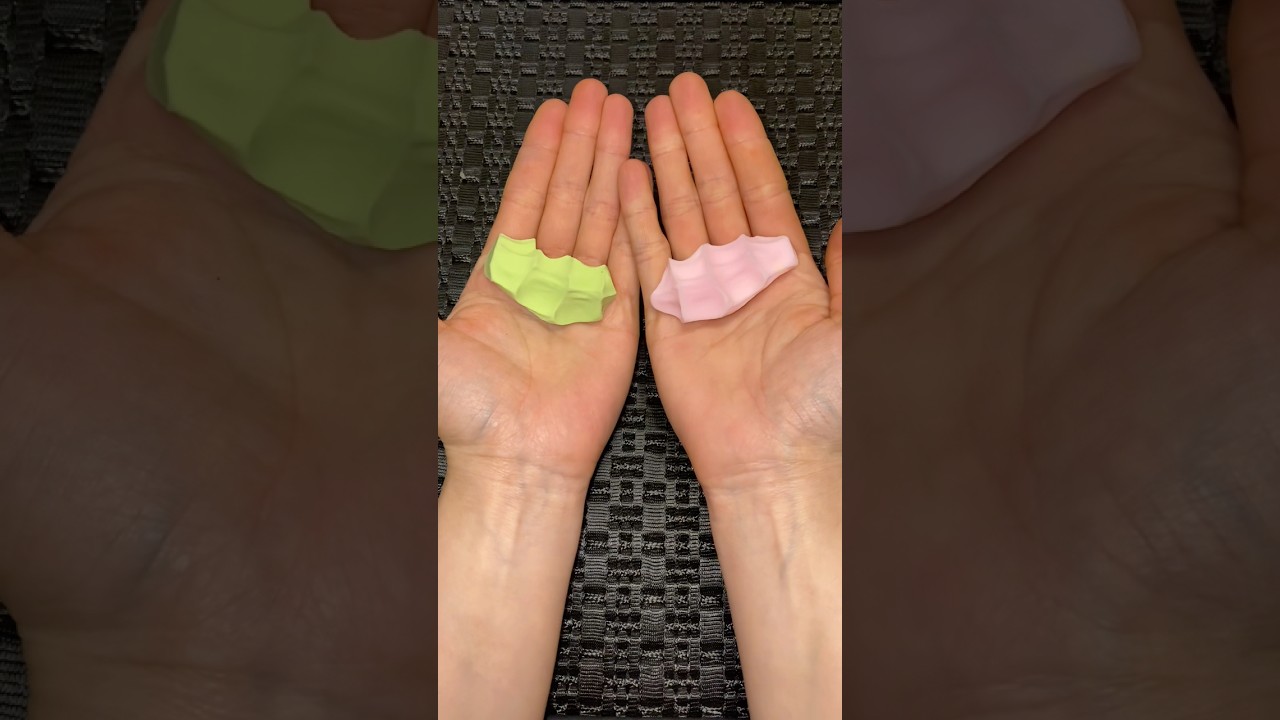 Light Green + Soft Pink Clay!Guess the Colour 👀 #shorts #colormixing #guessthecolor