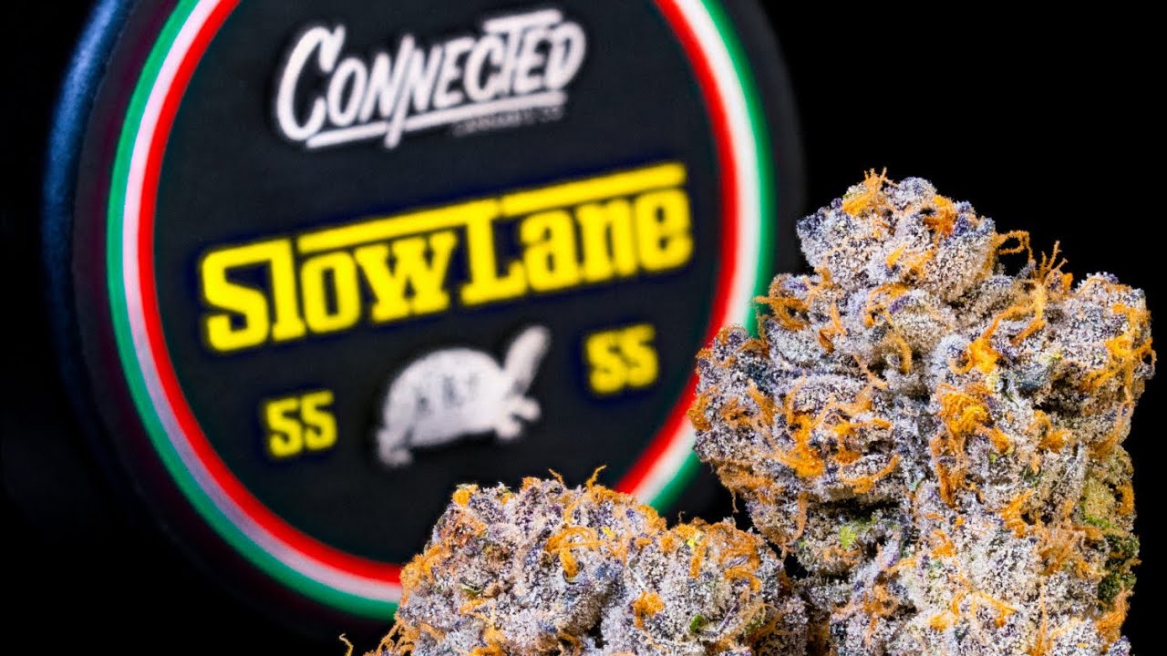 &ldquo;Slow Lane&rdquo; strain by CONNECTED CANNABIS COMPANY from Chula Vista, CA! The GRASSHOPPER Dispensary!!!