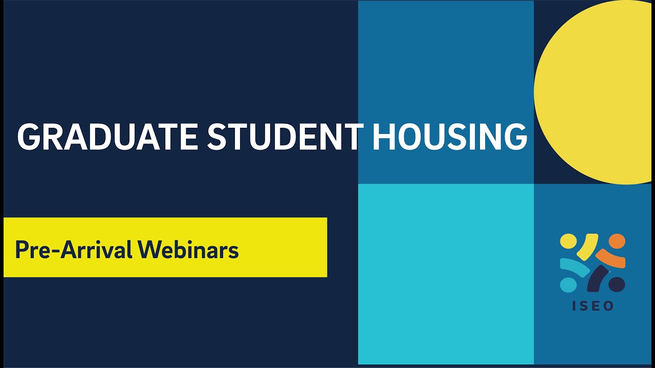 Pre-Arrival 2024: Graduate Student Housing