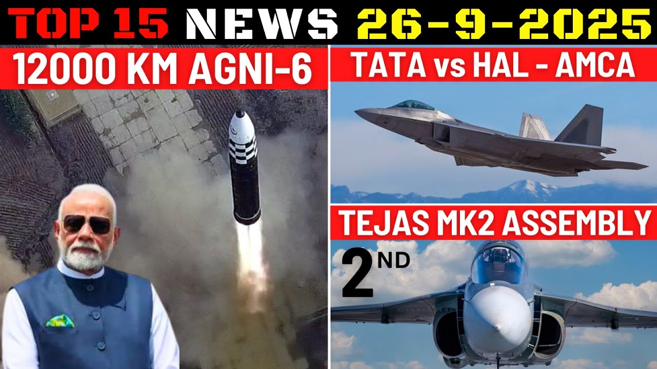 Новости индийской обороны: межконтинентальная баллистическая ракета Agni-6 с дальностью 12 000 км...