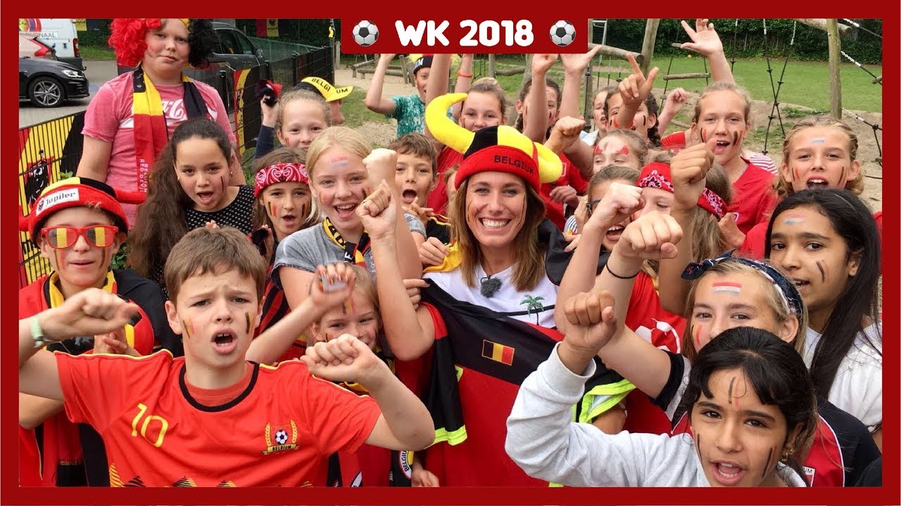 Belgische kinderen superenthousiast over Rode Duivels