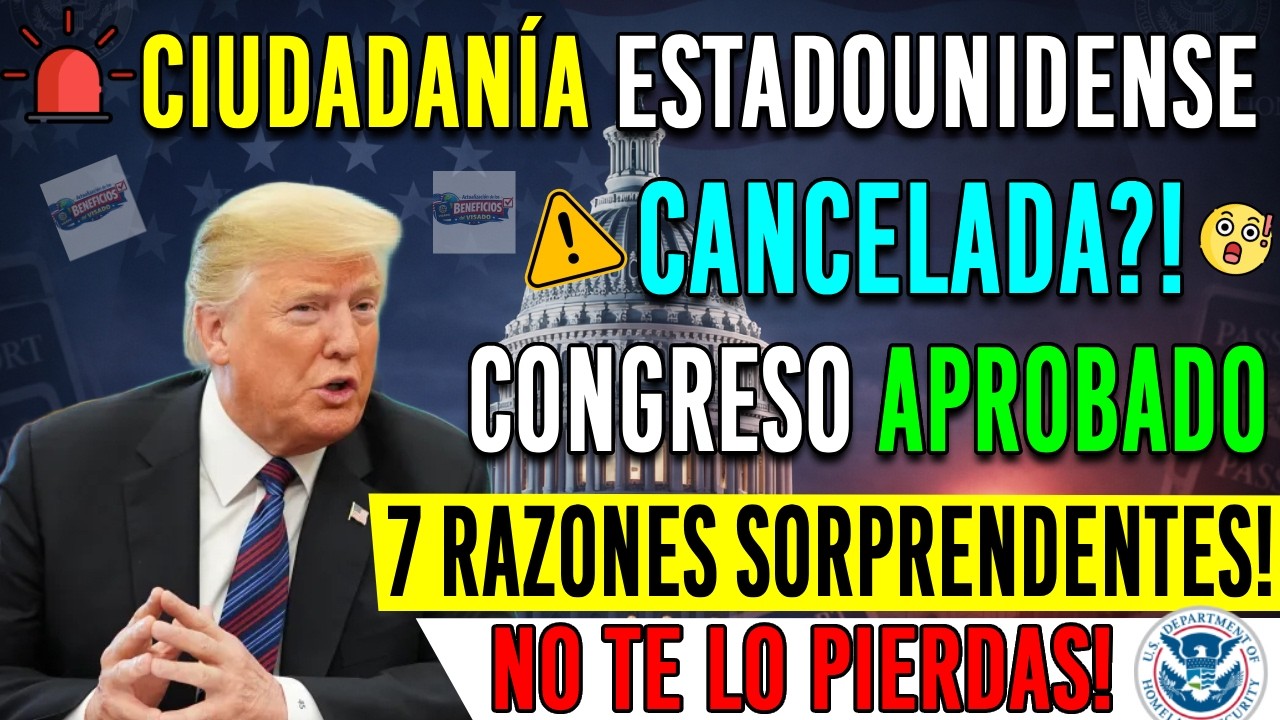 🚨 ¡CUIDADO! Puedes perder tu ciudadanía estadounidense por estas 7 razones impactantes.