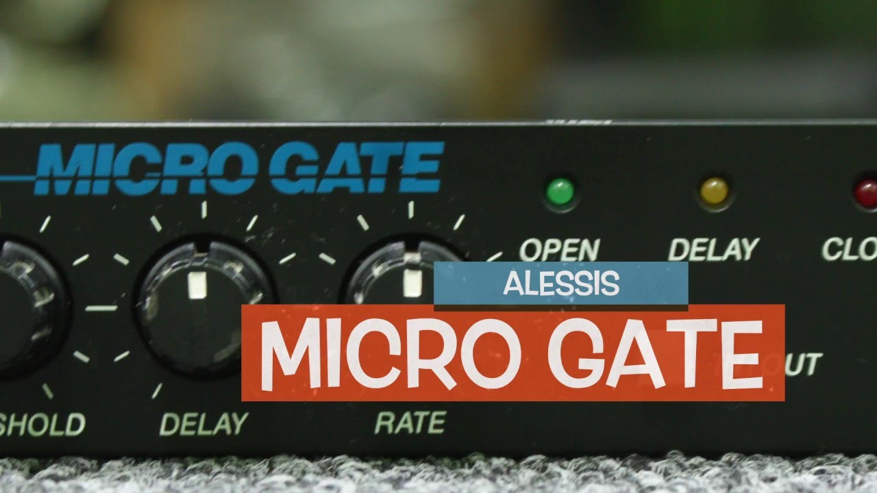 Alesis Micro Gate | Noise Gate Limiter | Vintage Music Equipment (For Sale) On Ebay