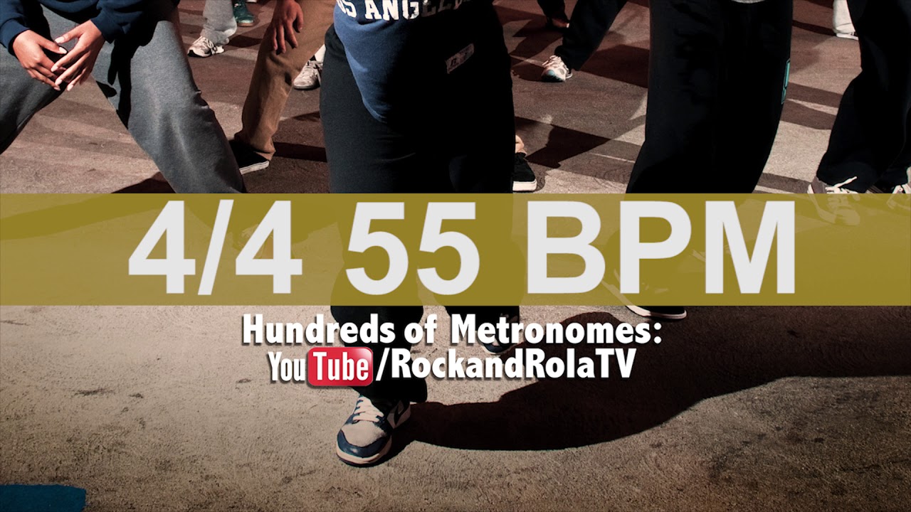 🔴 55 BPM Modern Hip Hop Metronome
