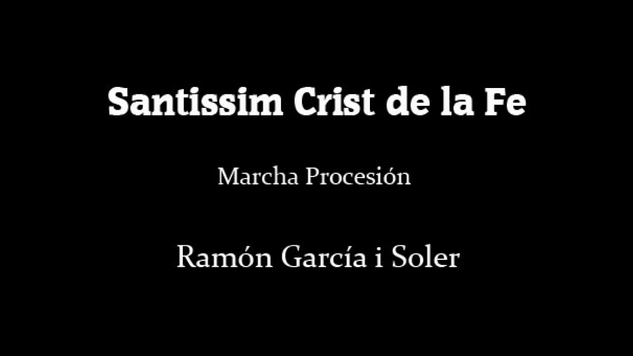 Unió Musical Atzeneta - Santíssim Crist de la Fé - Marcha de procesión
