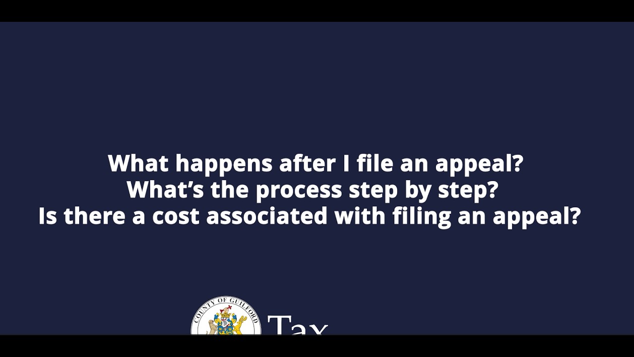 What happens if i file an appeal? #government #taxes