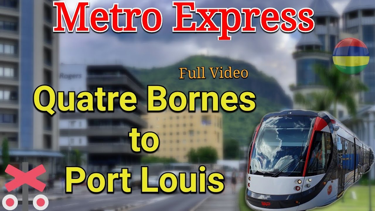 Quatre Bornes to Port Louis onboard Metro Express Mauritius (Full Unedited Video)