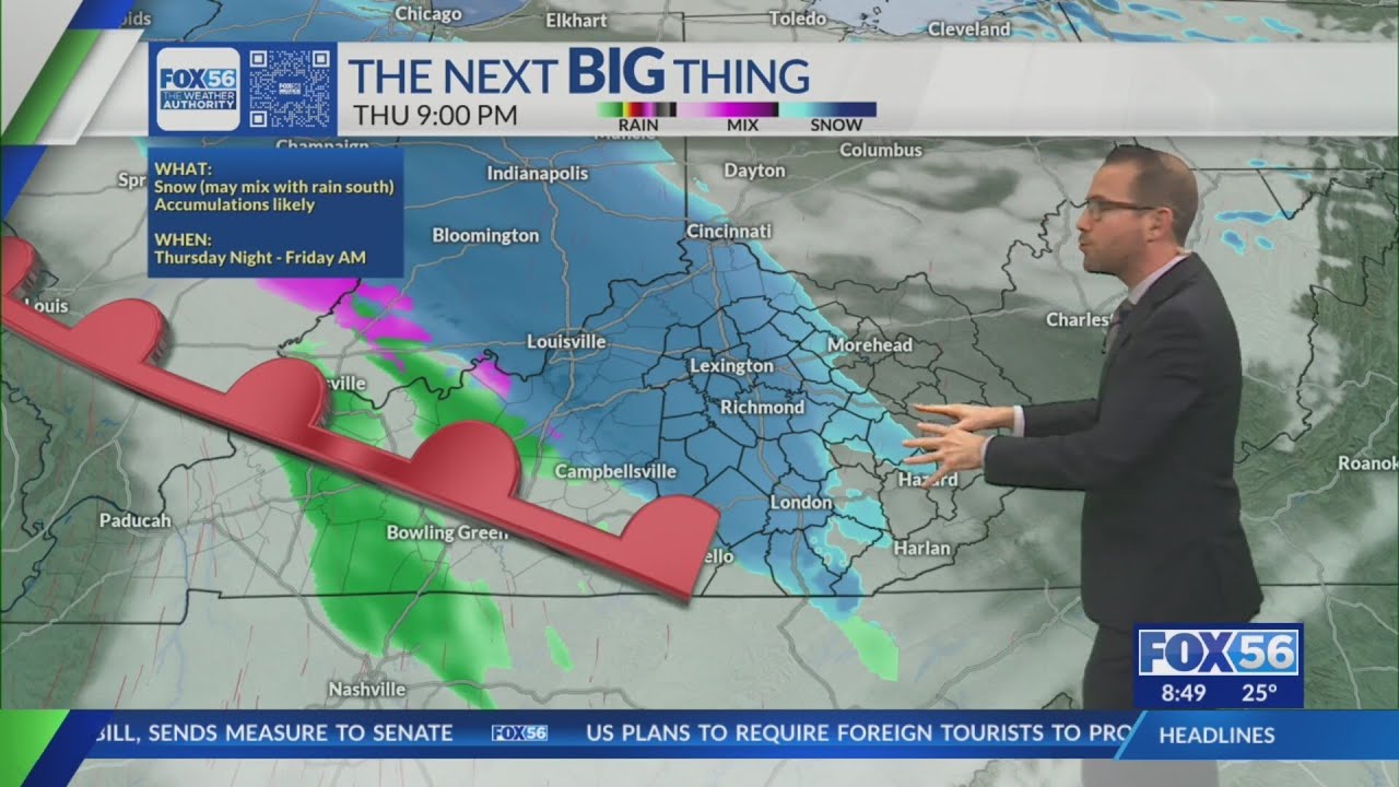 Kentucky weather forecast: 8:30 a.m. 12/11/25