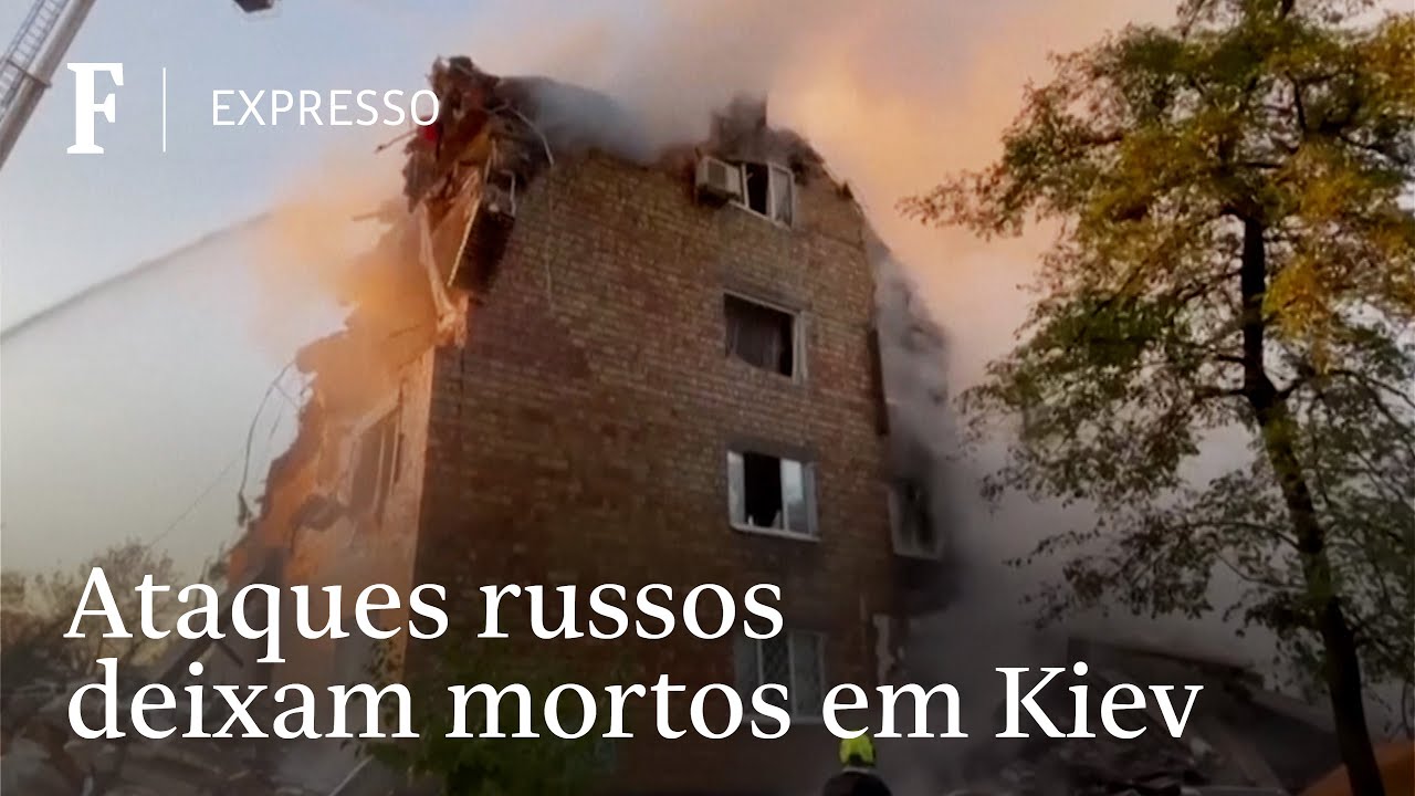 Rússia ataca capital da Ucrânia e deixa mortos