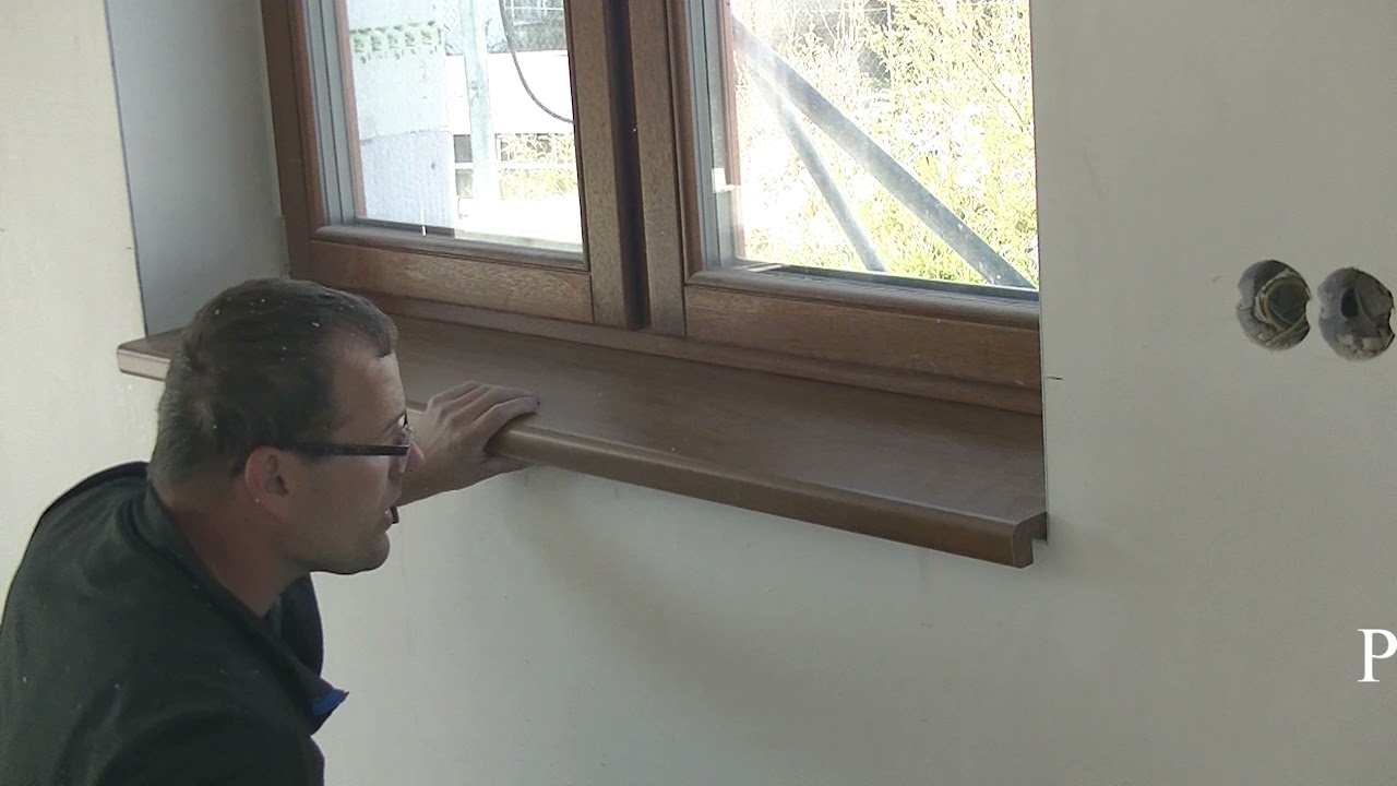 Usazení vnitřního parapetu