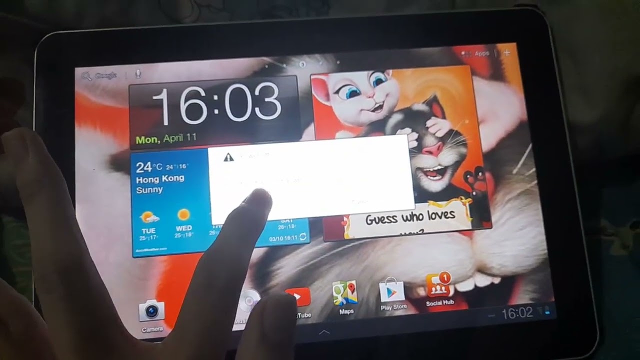 Samsung Galaxy Tab 10.1 3G (GT-P7500) Shutdown