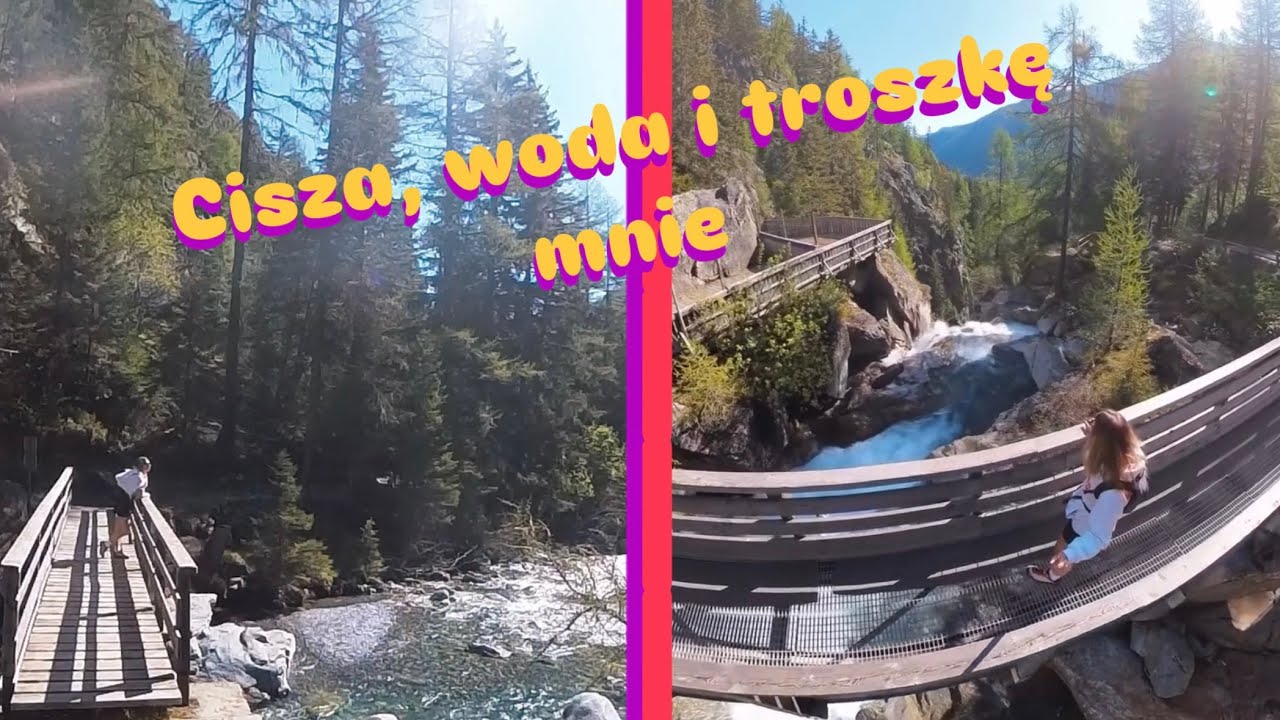 Vallorcine- szept wodospadu.