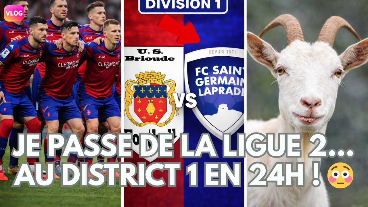 VLOG : mon week-end 100% foot en Auvergne ⚽