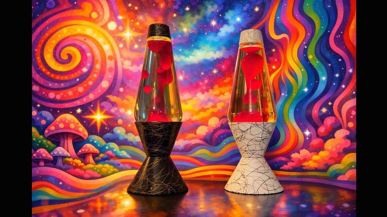 Early ’70s Lava Lite Squiggly Lamps