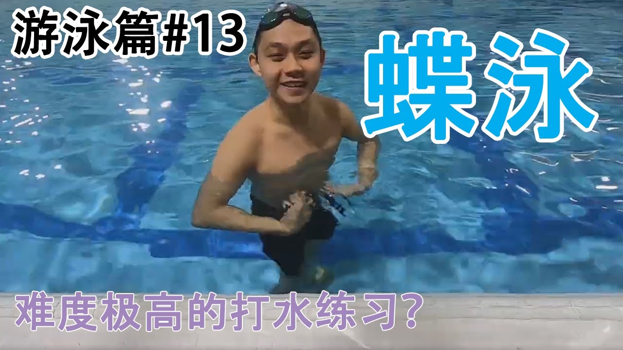 蝶泳腿基础游泳教学