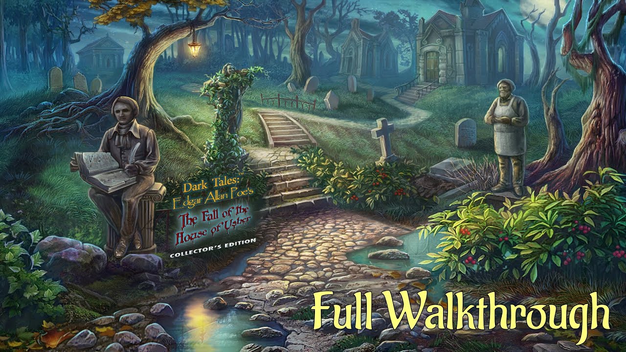 Let's Play - Dark Tales 6 - EAP The Fall of the House of Usher - Full Walkthrough