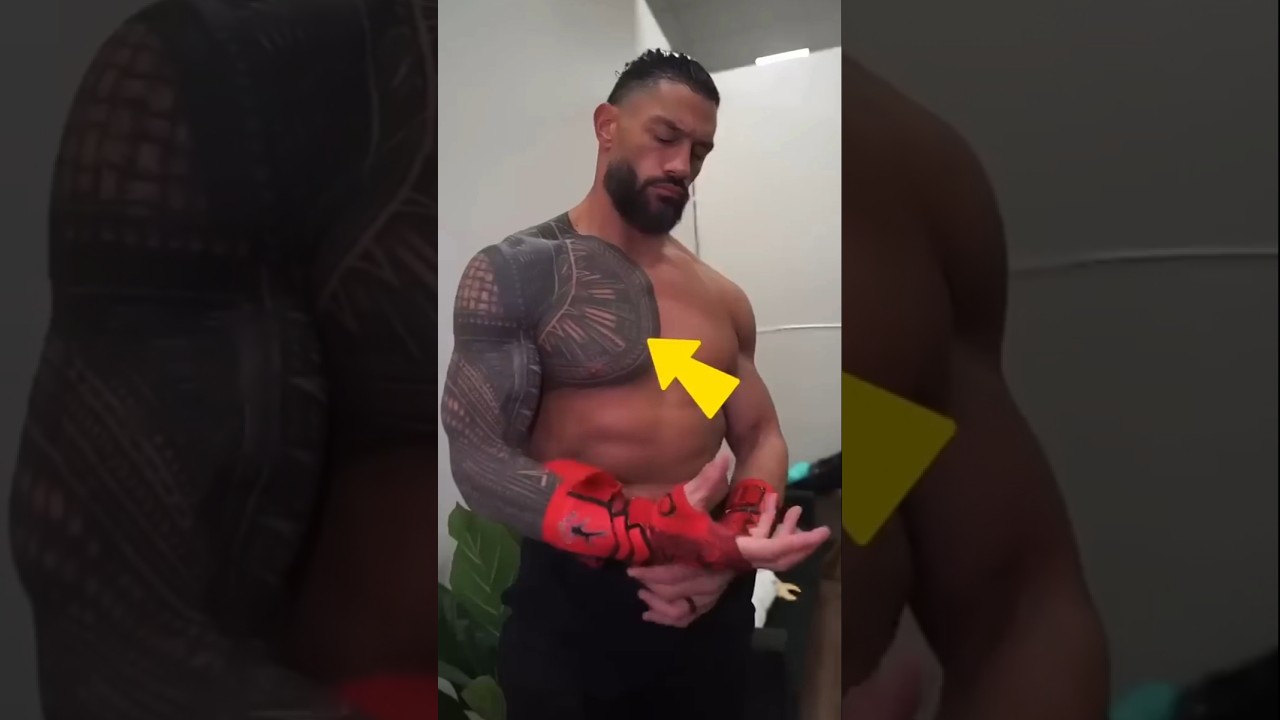 The Hidden Meaning Behind Roman Reigns and The Rock Tattoos#shorts #short #tranding #wwe #wrestling