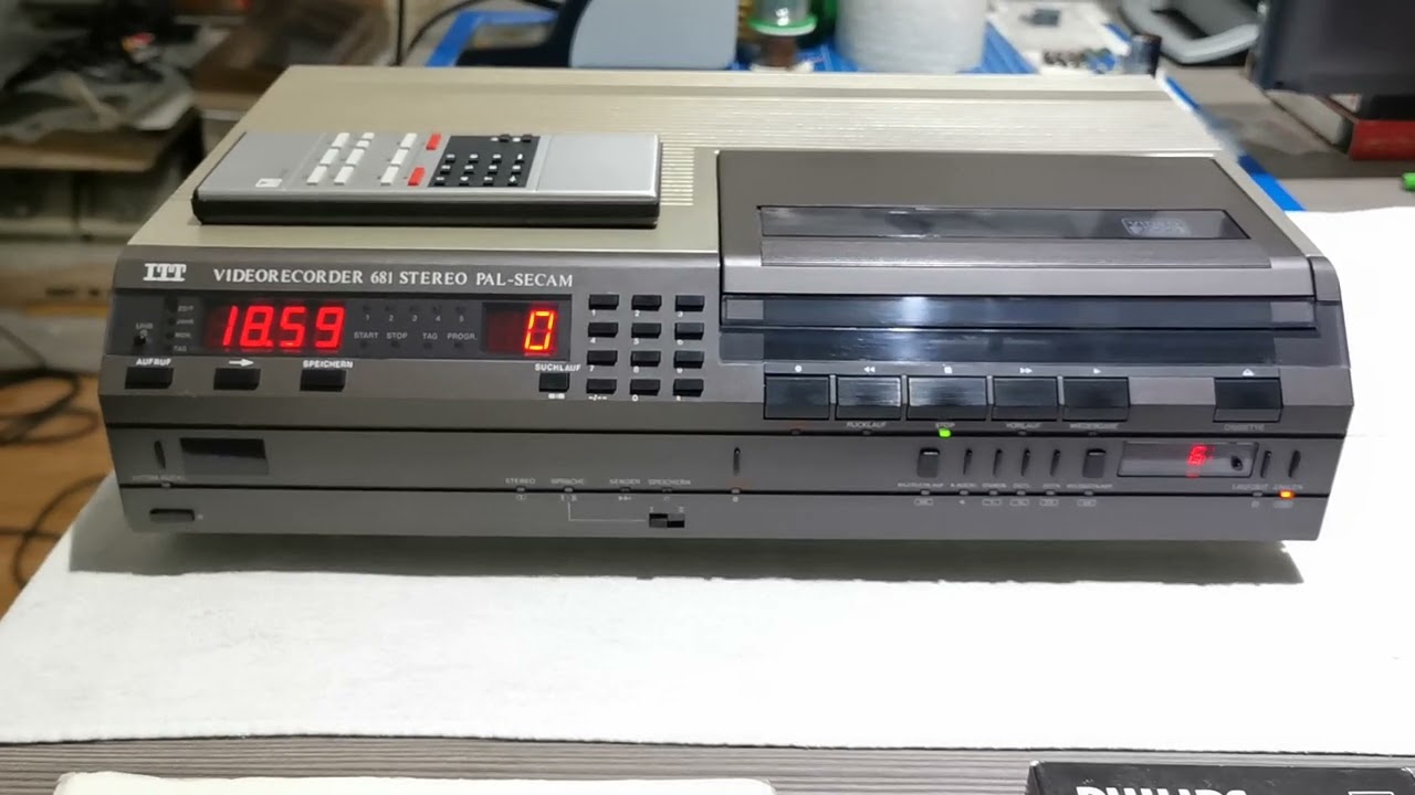 V2000 ITT VR681 [OEM Philips VR2340] + bebilderte Bedienungsanleitung