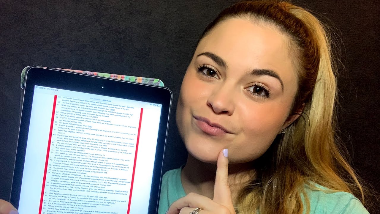 [ASMR] Random Fun Facts  (Soft Spoken)