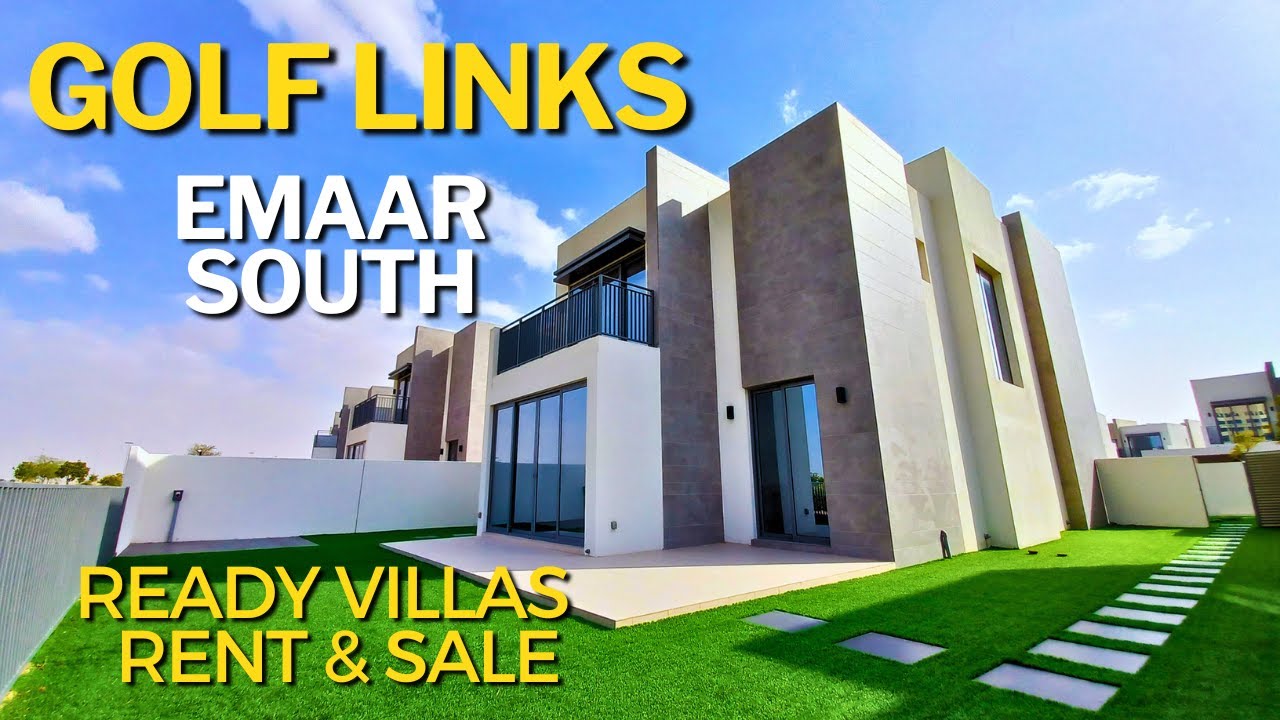 Luxury Golf Links Villas - Emaar South | Ready to Move | Dubai Real Estate Deals 🔑🌴🏡