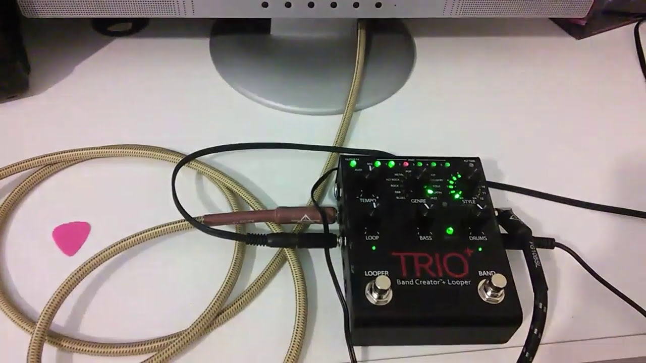 Digitech Trio plus. Demonstração.