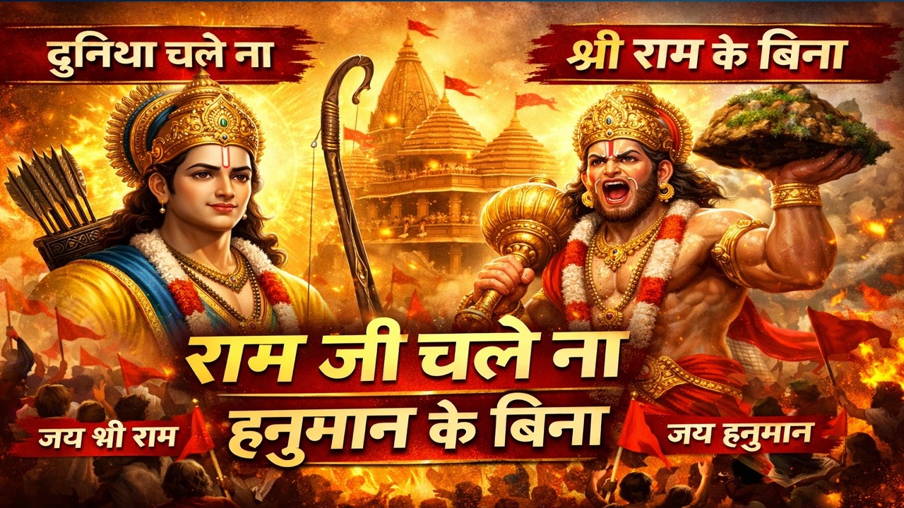 दुनिया चले ना श्री राम के बिना | राम जी चलें ना हनुमान के बिना | Superhit Hanuman Bhajan Bhakti Song