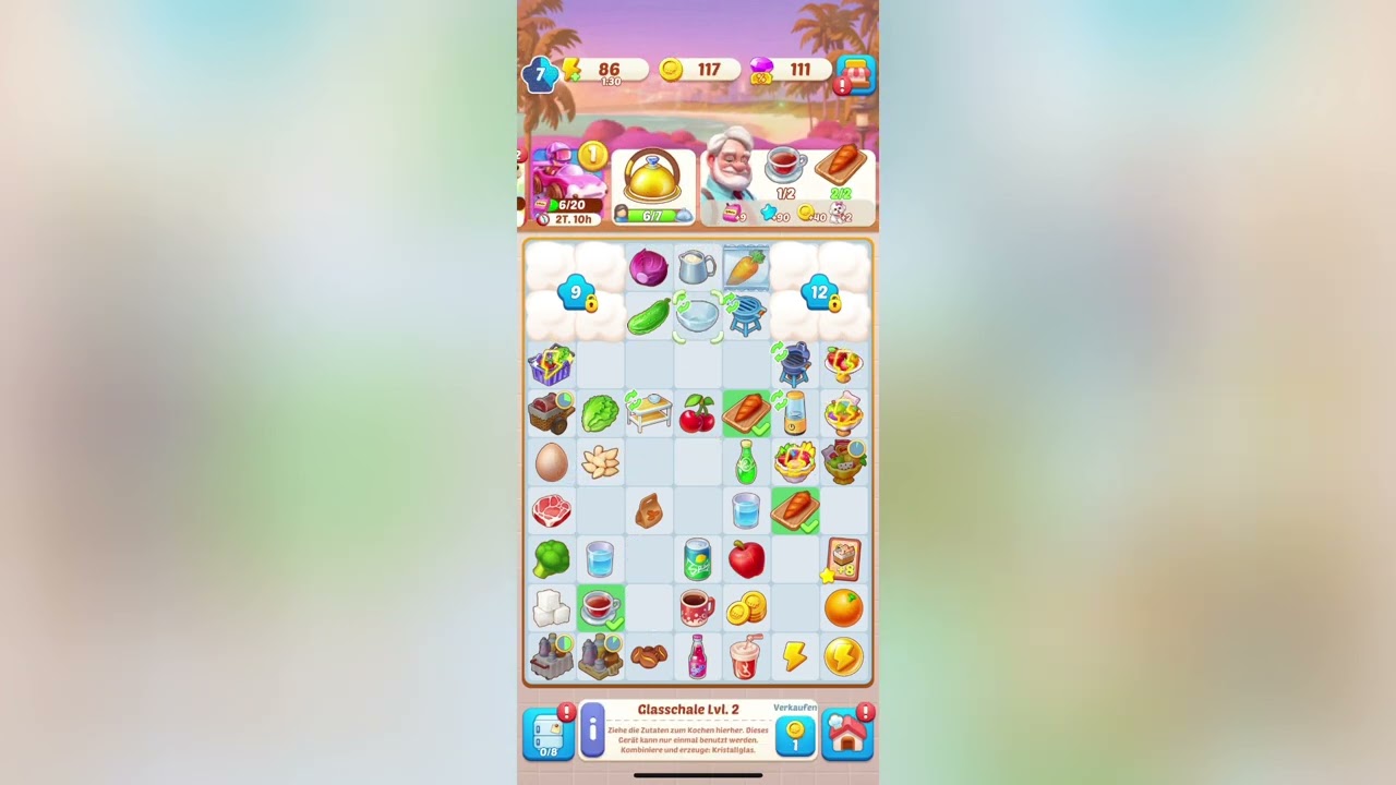 Merge Cooking Level 7-8 Solution Walkthrough 