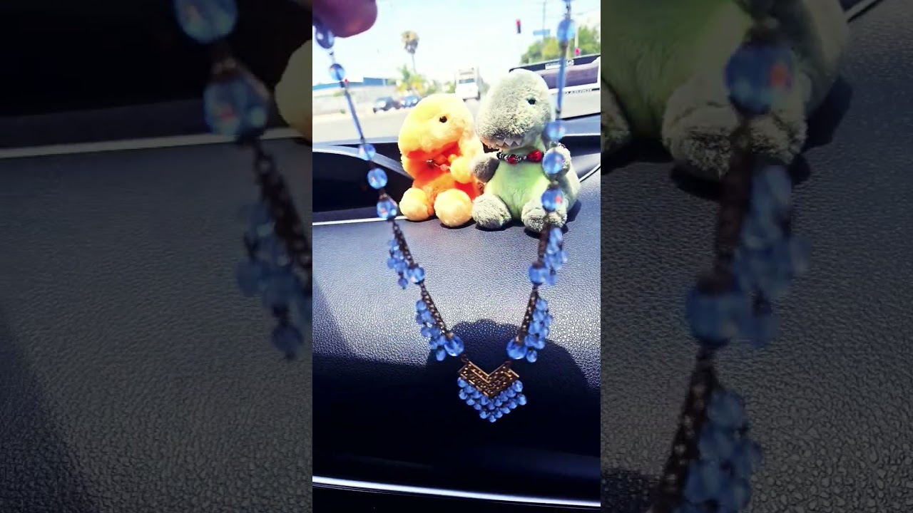 Czech faceted glass necklace 😍🥰